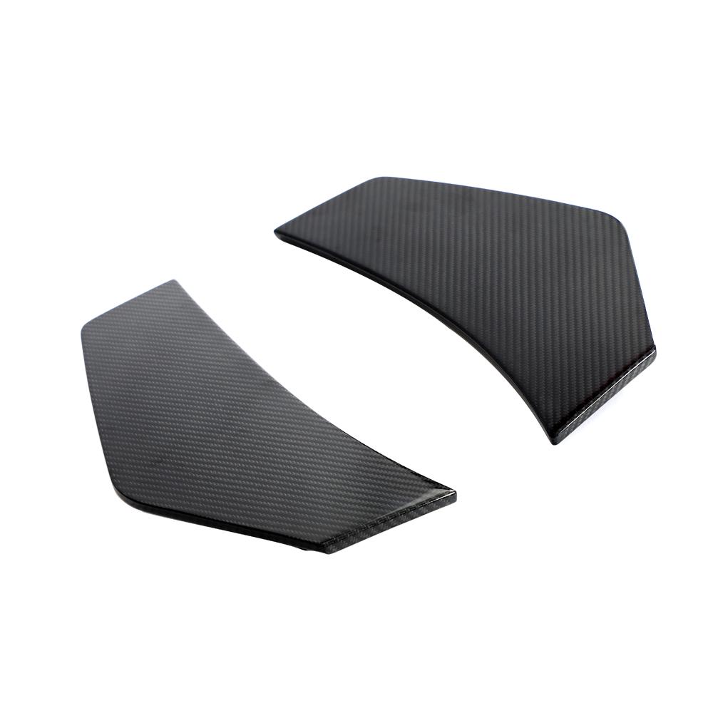 AUDI R8 PERFORMANCE DRY CARBON FIBER REAR BUMPER CANARDS - VELAROX