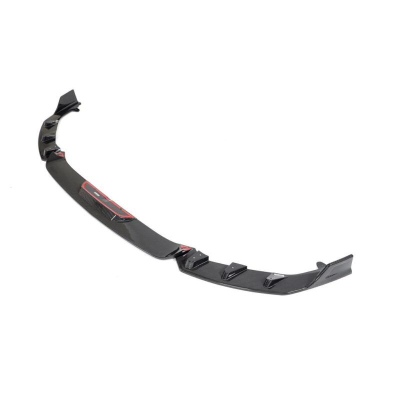 Aggressive dry carbon fiber front lip on BMW M2 (G87)