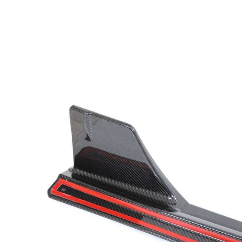 BMW M2 (G87) Dry Carbon Fiber Side Skirts - Image 7