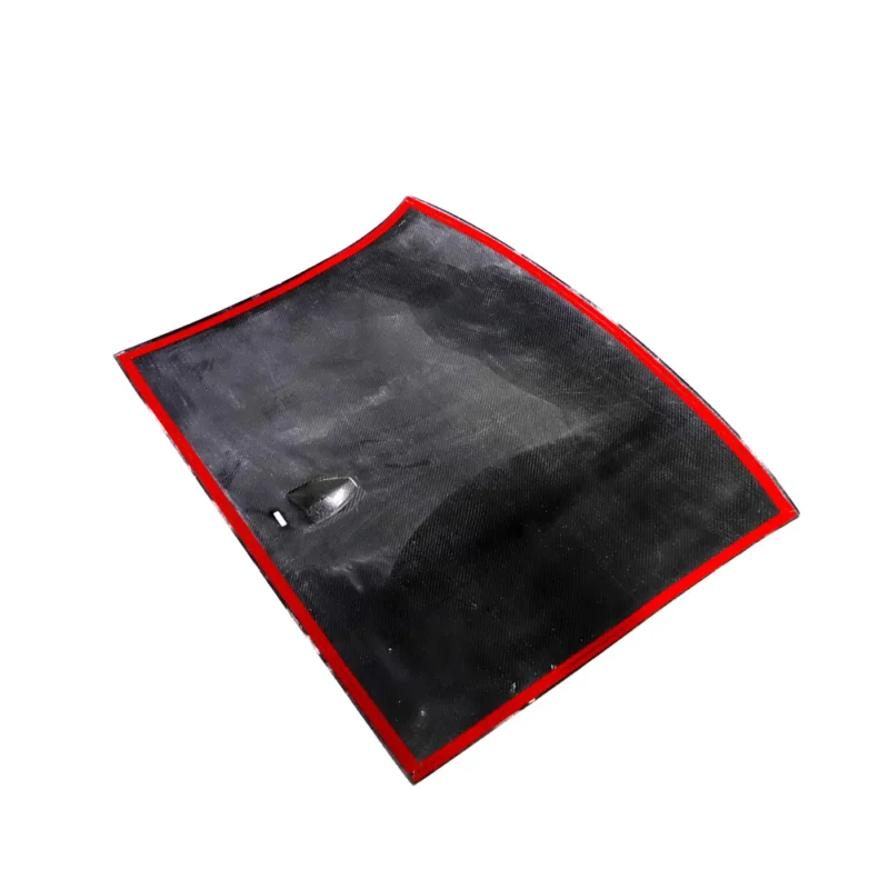 Installed Nissan 400Z (RZ34) dry carbon fiber roof cover