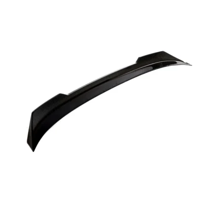 Aggressive dry carbon fiber trunk spoiler on Nissan 400Z (RZ34)