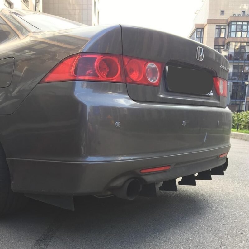 Acura TSX (CL9) Aluminum Rear Bumper Diffuser - Image 2