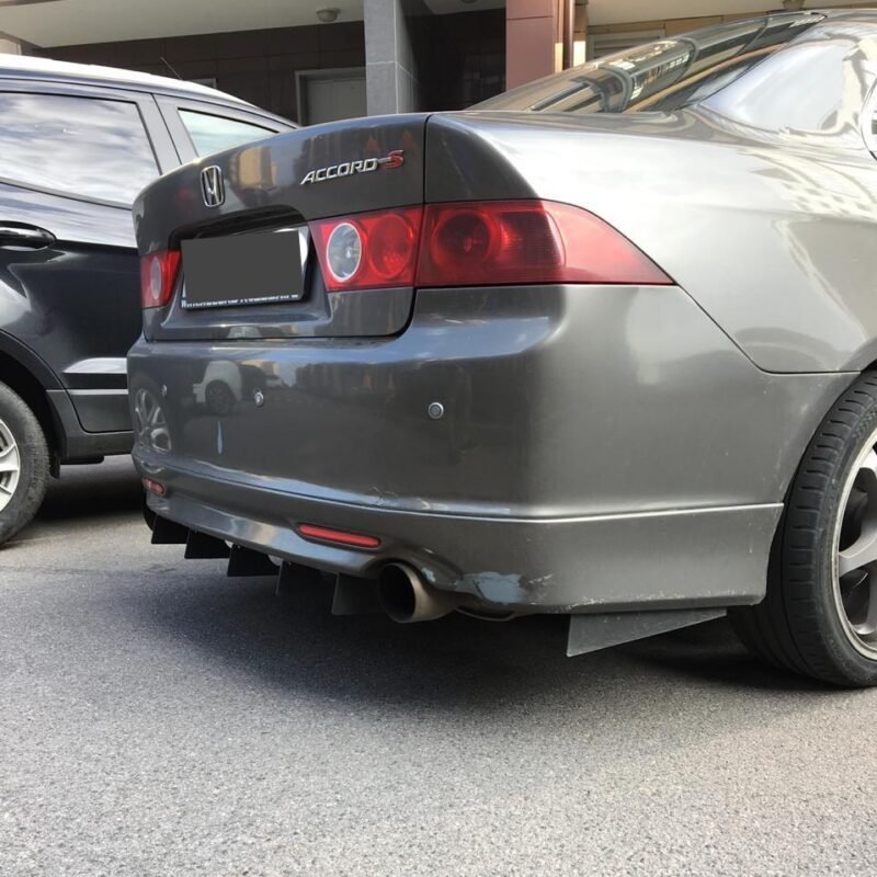 Acura TSX (CL9) Aluminum Rear Bumper Diffuser - Image 3