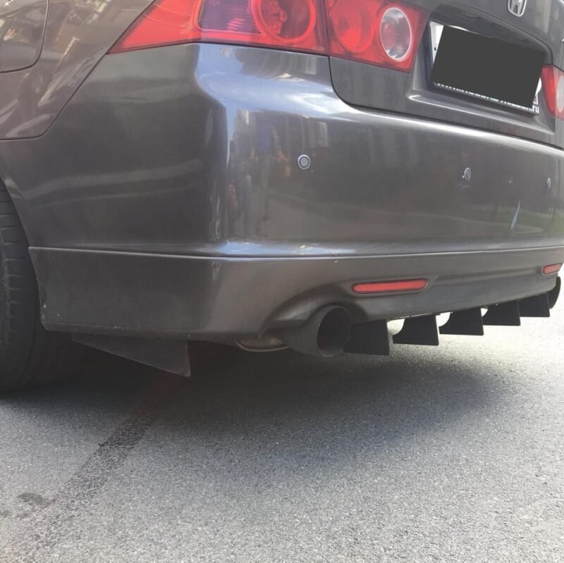 Acura TSX (CL9) Aluminum Rear Bumper Diffuser - Image 4