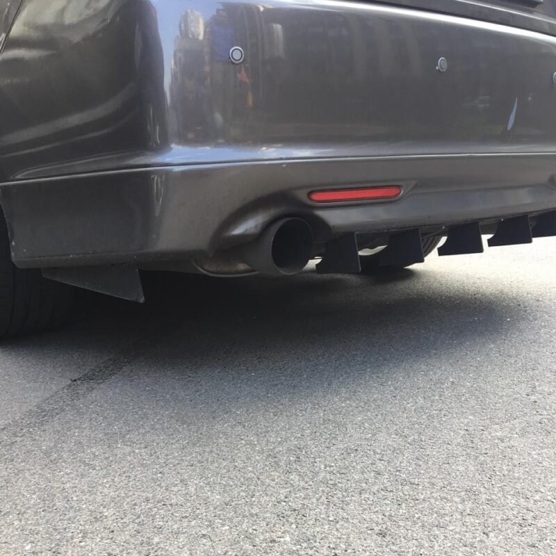 Acura TSX (CL9) Aluminum Rear Bumper Diffuser - Image 5
