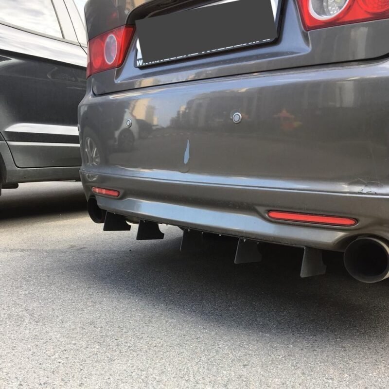 Acura TSX (CL9) Aluminum Rear Bumper Diffuser - Image 7