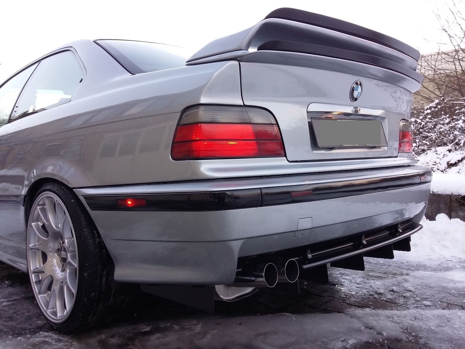 BMW 3 Series (E36) Aluminium Rear Bumper Diffuser