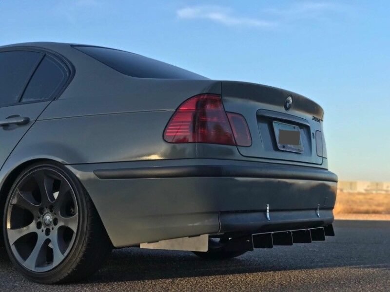 BMW 3 Series (E46) Aluminum Rear Bumper Diffuser - Image 7