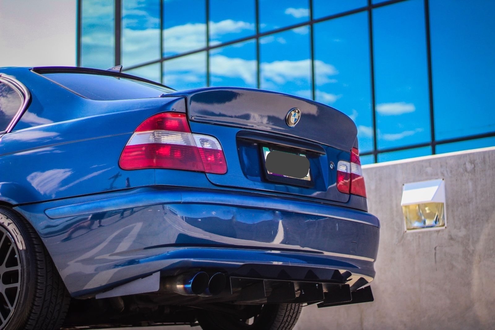 BMW 3 Series (E46) Aluminium Rear Bumper Diffuser