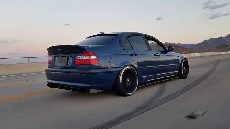 BMW 3 Series (E46) Aluminum Rear Bumper Diffuser - Image 9