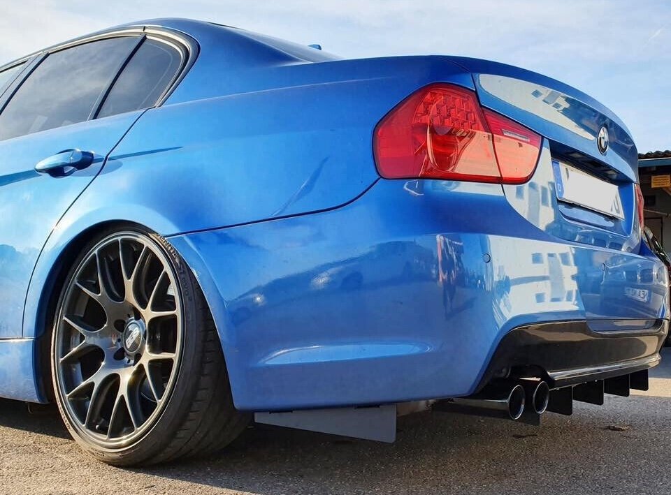 BMW 3 Series (E90 / E91) Aluminium Rear Bumper Diffuser