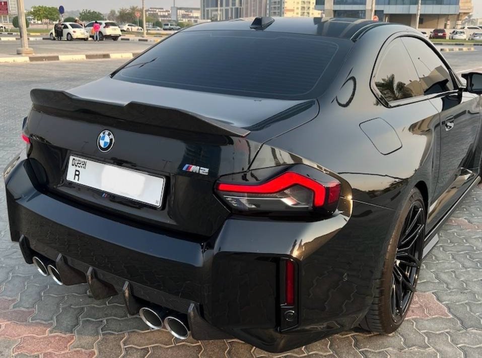 Transform your G87 M2. Our lightweight dry carbon fiber rear spoiler offers perfect fitment and a stunning, high-performance look.