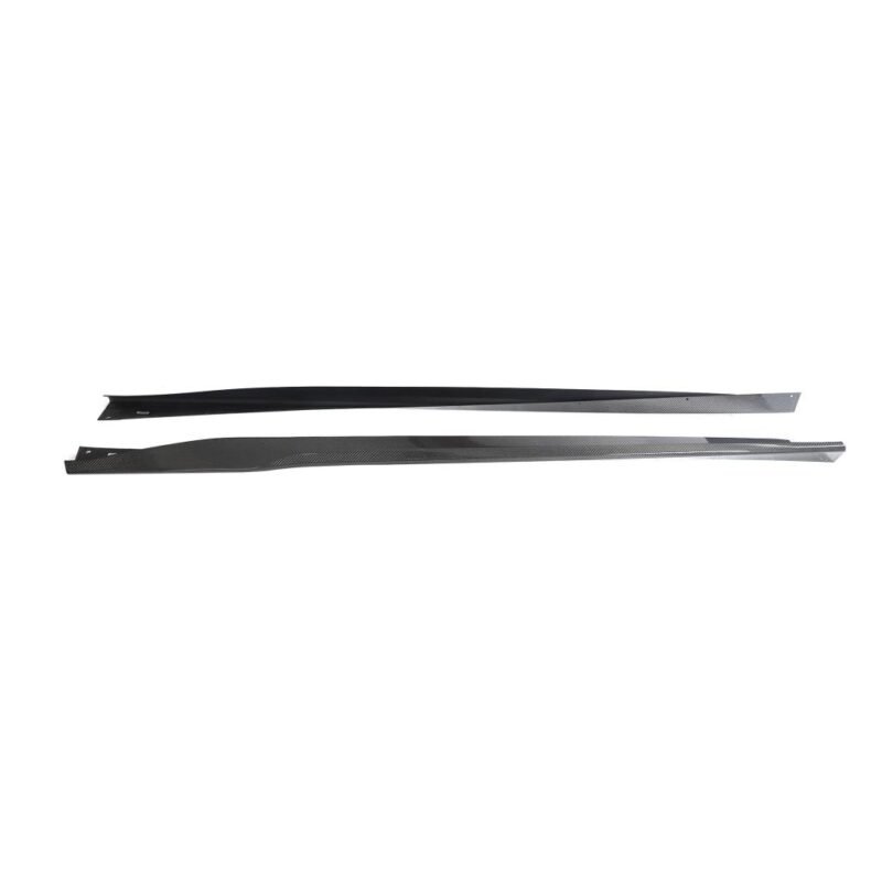 Installed S650 Mustang carbon fiber side skirts